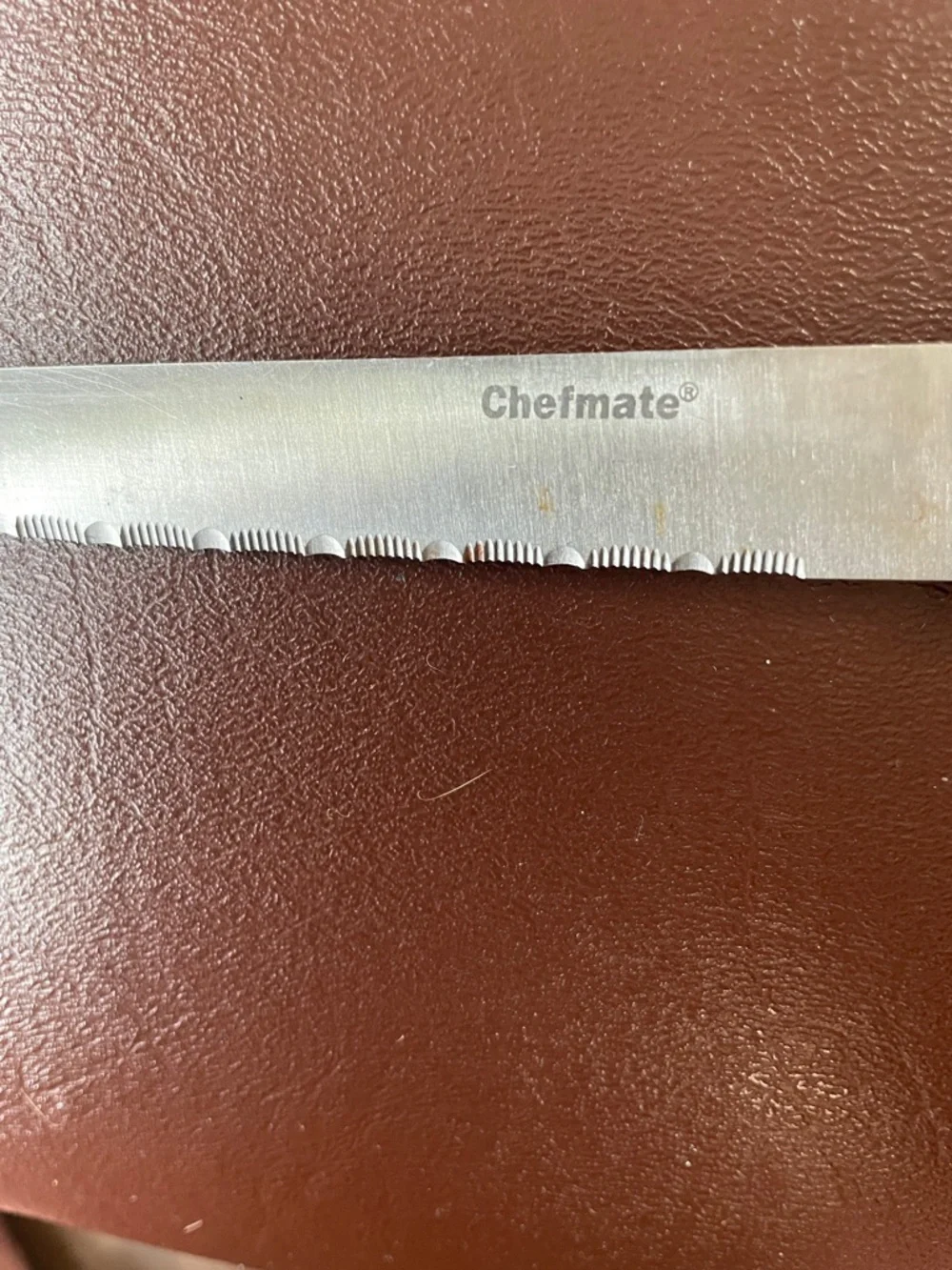 Chefmate Steak Knife Stainless Steel Serrated Blade